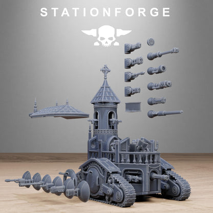 STATIONFORGE Vodalites Heavy Tank, Imperial Inquisition, Resin Miniature