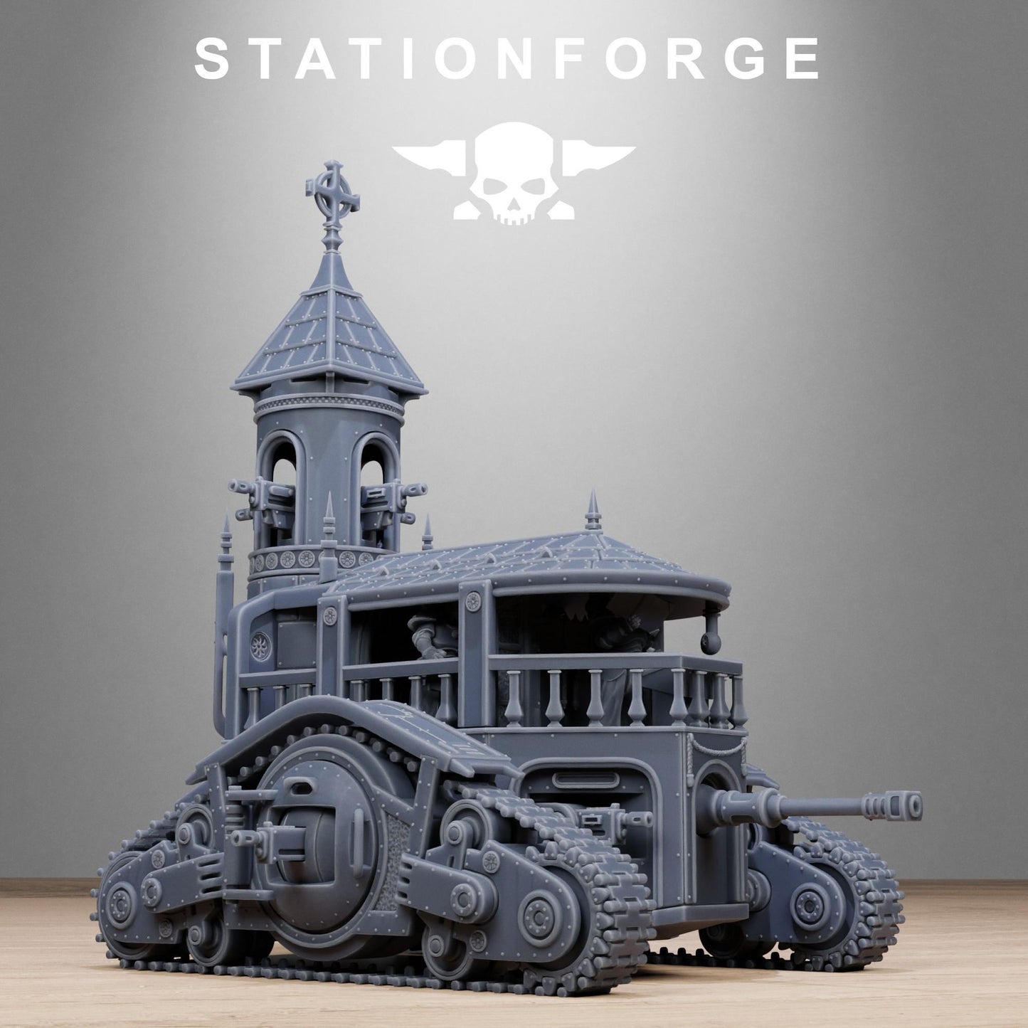 STATIONFORGE Vodalites Heavy Tank, Imperial Inquisition, Resin Miniature