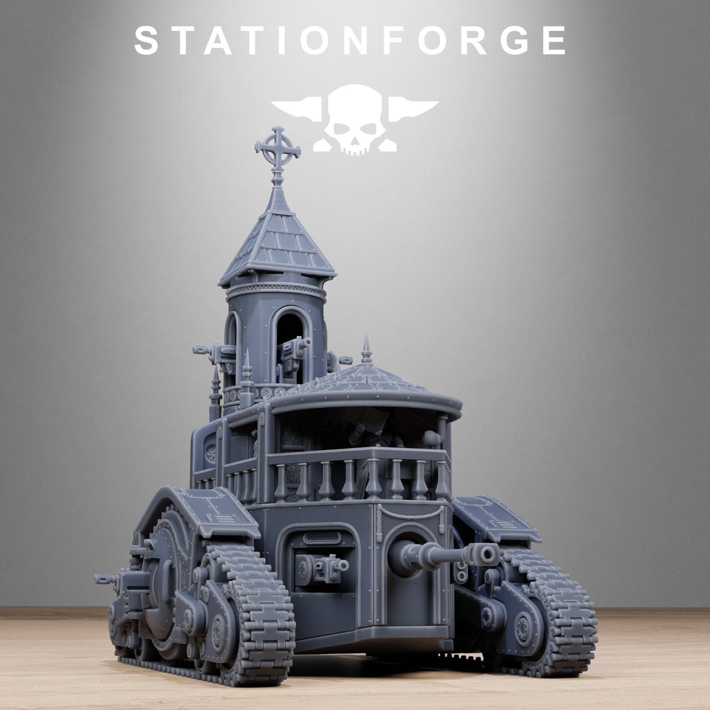 STATIONFORGE Vodalites Heavy Tank, Imperial Inquisition, Resin Miniature