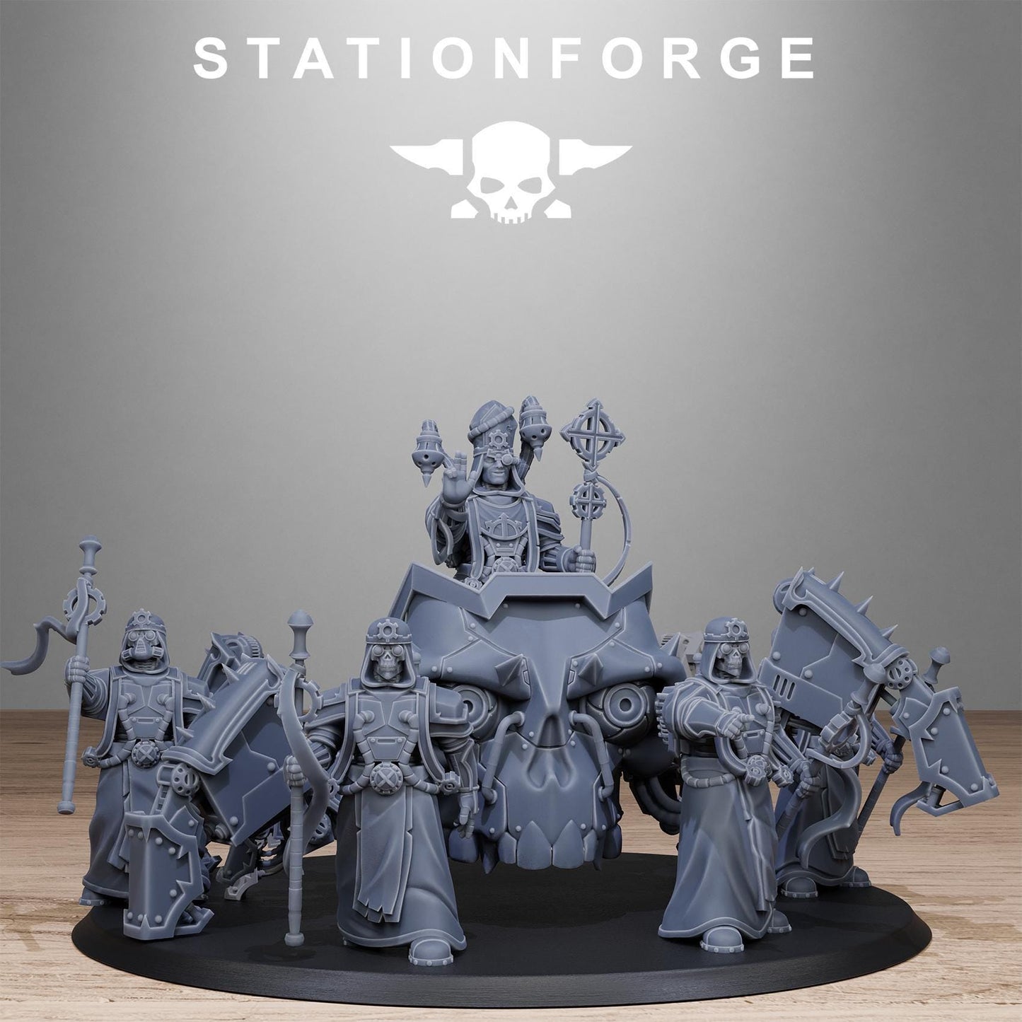 Scavenger Lectern Walker, STATIONFORGE Sci-Fi Grimdark Miniatures