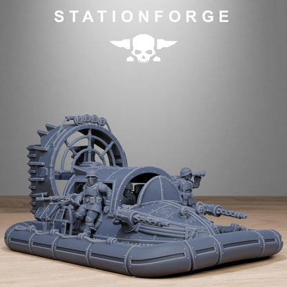 FreeGuard Hovercraft, Modular Sci-Fi Wargame Transport by STATIONFORGE