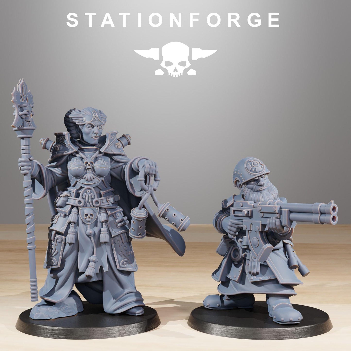 RoyalGuard Elites, Imperial Firstborn Proxy, Sci-Fi Wargames Miniatures by STATIONFORGE
