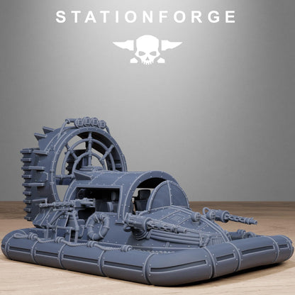 FreeGuard Hovercraft, Modular Sci-Fi Wargame Transport by STATIONFORGE