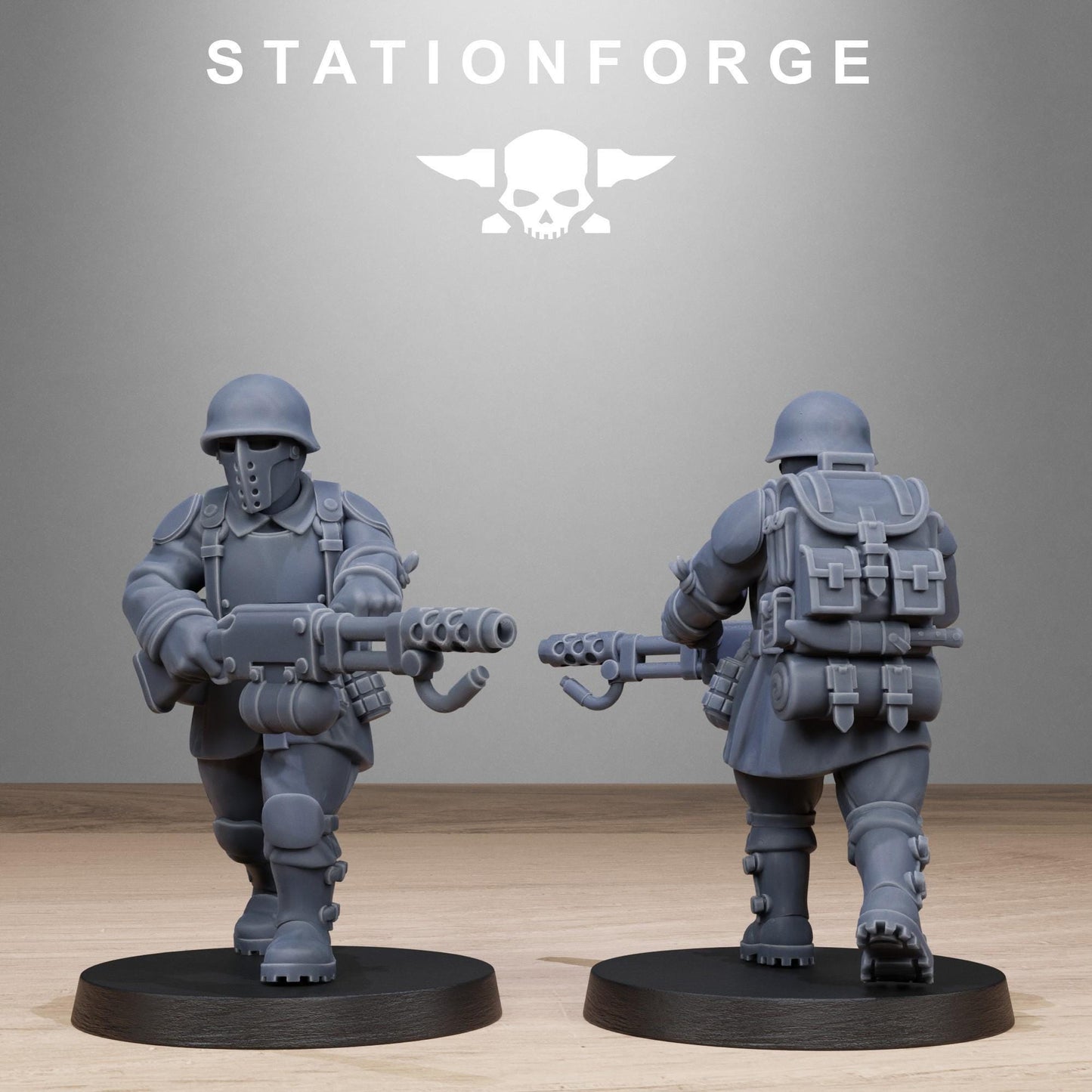 FreeGuard Builder Kit, Imperial Guard Proxy, Sci-Fi Wargames Miniatures by STATIONFORGE