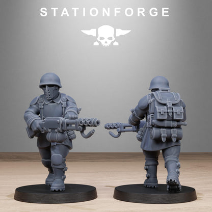 FreeGuard Builder Kit, Imperial Guard Proxy, Sci-Fi Wargames Miniatures by STATIONFORGE