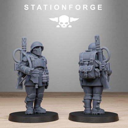 FreeGuard Builder Kit, Imperial Guard Proxy, Sci-Fi Wargames Miniatures by STATIONFORGE