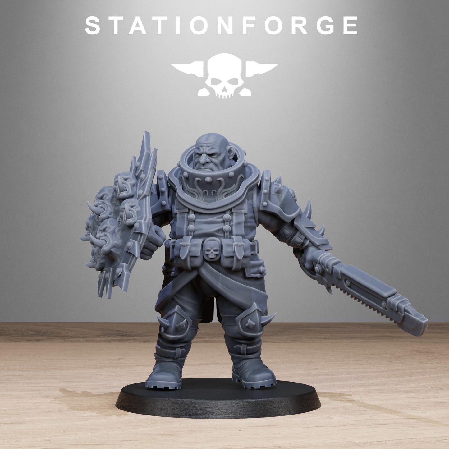 Corrupted Guard The Giantes, Imperial Guard Proxy, Sci-Fi Wargames Miniatures by STATIONFORGE