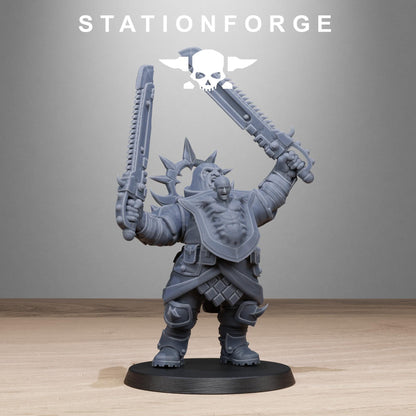 Corrupted Guard The Giantes, Imperial Guard Proxy, Sci-Fi Wargames Miniatures by STATIONFORGE