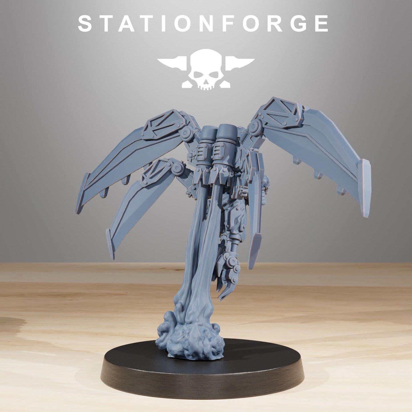 Scavenger Strikers, Space Techno-bots, modular Sci-Fi warriors by STATIONFORGE, Sci-Fi Wargames Cyber-themed Grimdark miniatures