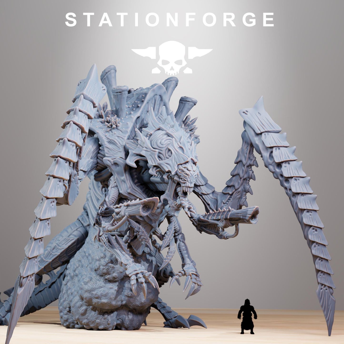 Xenarid Queen - Xenarid Alien Bugs -  Sci-Fi Grimdark Bug aliens by STATIONFORGE