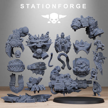 Orkaz Grand Nutta 3.0, Sci-Fi Ork Miniature by STATIONFORGE