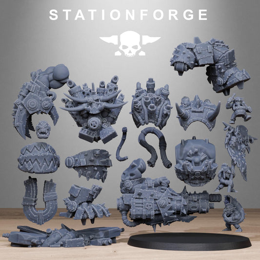 Orkaz Grand Nutta 3.0, Sci-Fi Ork Miniature by STATIONFORGE