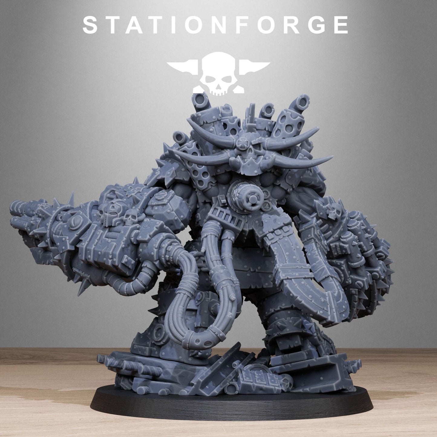 Orkaz Grand Nutta 3.0, Sci-Fi Ork Miniature by STATIONFORGE