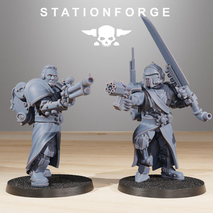 Sci-Fi Wargames Miniatures, Scavenger Infantry by STATIONFORGE