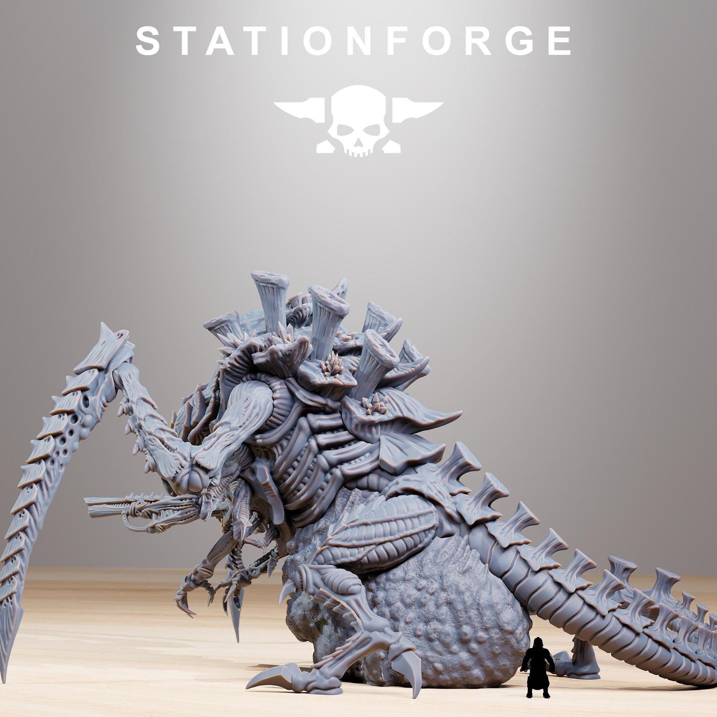 Xenarid Queen - Xenarid Alien Bugs -  Sci-Fi Grimdark Bug aliens by STATIONFORGE