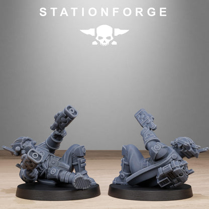 Tarion Pistoleers, Communitarian Alien Infantry, Sci-Fi Wargames Miniatures by STATIONFORGE