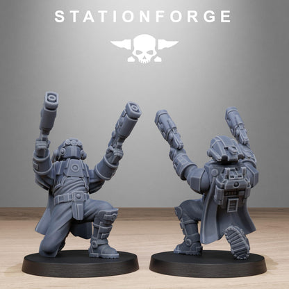 Tarion Pistoleers, Communitarian Alien Infantry, Sci-Fi Wargames Miniatures by STATIONFORGE