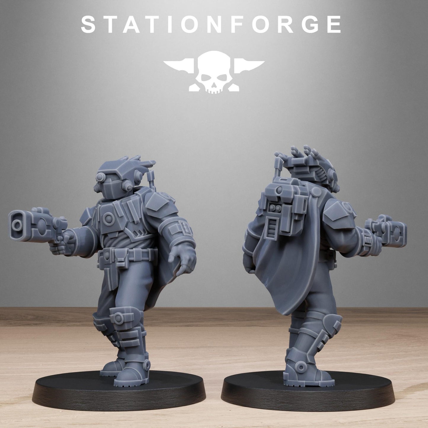 Tarion Pistoleers, Communitarian Alien Infantry, Sci-Fi Wargames Miniatures by STATIONFORGE