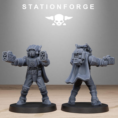 Tarion Pistoleers, Communitarian Alien Infantry, Sci-Fi Wargames Miniatures by STATIONFORGE