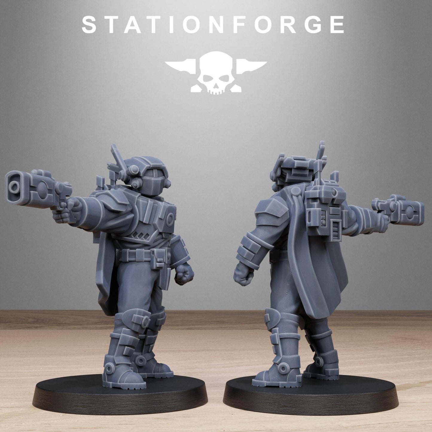 Tarion Pistoleers, Communitarian Alien Infantry, Sci-Fi Wargames Miniatures by STATIONFORGE