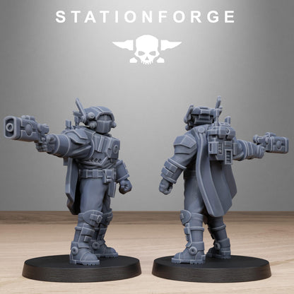 Tarion Pistoleers, Communitarian Alien Infantry, Sci-Fi Wargames Miniatures by STATIONFORGE