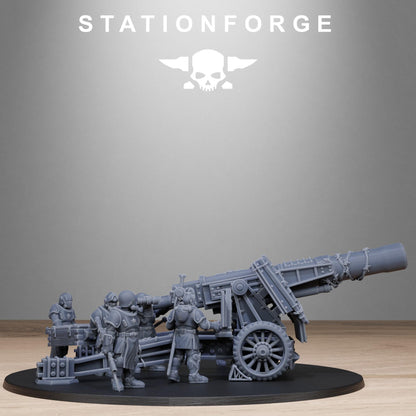RoyalGuard Artillery Miniatures by STATIONFORGE,  Imperial guard infantry regiment