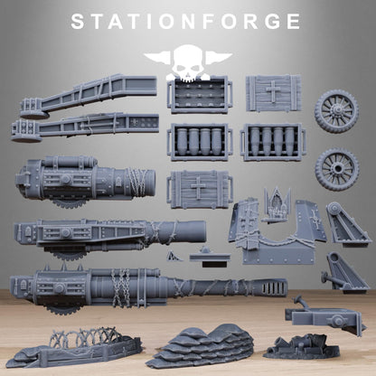RoyalGuard Artillery Miniatures by STATIONFORGE,  Imperial guard infantry regiment