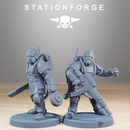 RoyalGuard Commandos Miniatures by STATIONFORGE,  Imperial guard infantry regiment