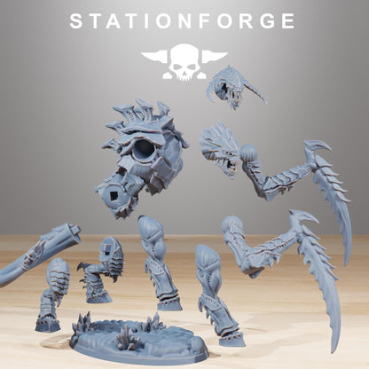 Xenarid Necrothorns - Xenarid Alien Bugs -  Sci-Fi Grimdark Bug aliens by STATIONFORGE