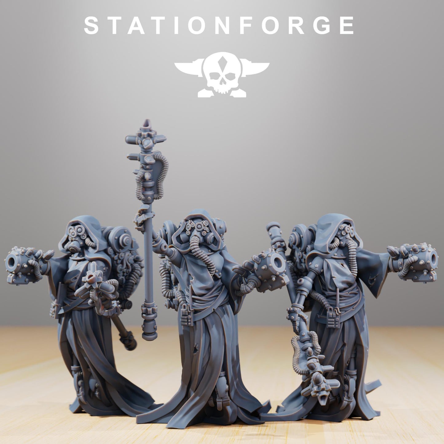 STATIONFORGE Scavenger Electro Lights, Sci-Fi Techno-Bots Grimdark Miniatures