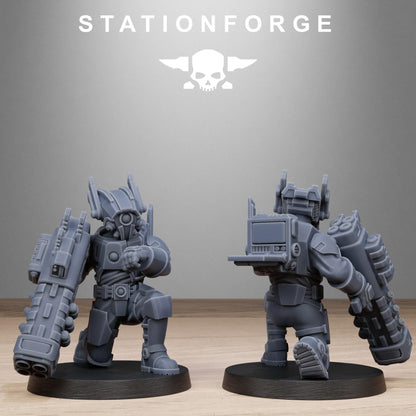 Tarion Heavy Infantry, Communitarian Alien Infantry, Sci-Fi Wargames Miniatures by STATIONFORGE