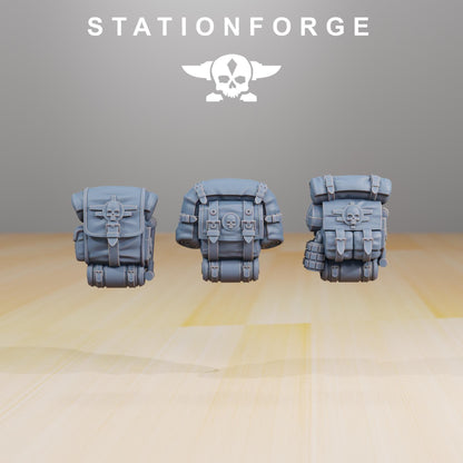 GrimGuard Infantry Builder, Death Korps Proxy, Sci-Fi Wargames Miniatures by STATIONFORGE