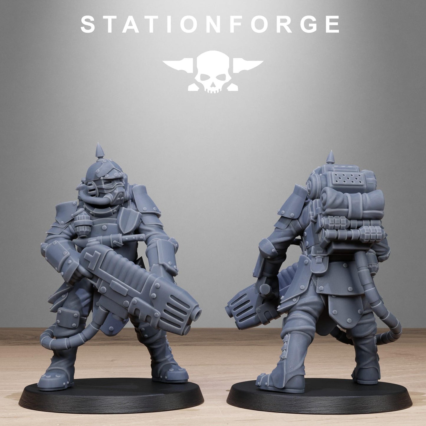 RoyalGuard Bastioners Modular Set Miniatures by STATIONFORGE,  Imperial guard infantry regiment