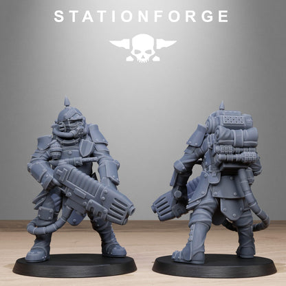 RoyalGuard Bastioners Modular Set Miniatures by STATIONFORGE,  Imperial guard infantry regiment