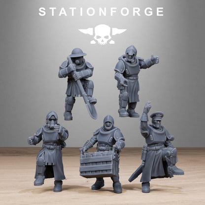 RoyalGuard Light Artillery Miniatures by STATIONFORGE,  Imperial guard infantry regiment