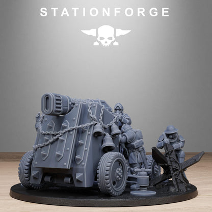 RoyalGuard Light Artillery Miniatures by STATIONFORGE,  Imperial guard infantry regiment