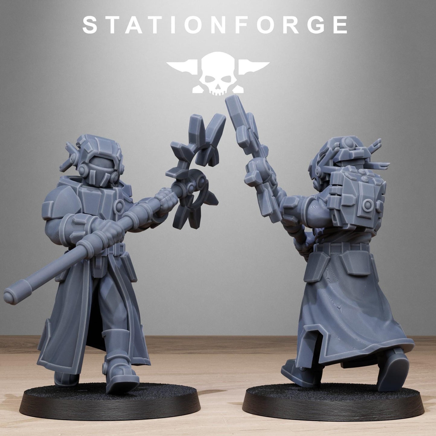 Tarion Priests, Communitarian Alien Infantry, Sci-Fi Wargames Miniatures by STATIONFORGE