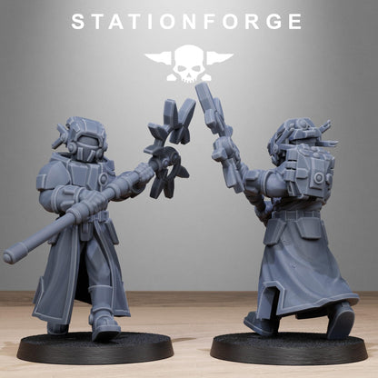 Tarion Priests, Communitarian Alien Infantry, Sci-Fi Wargames Miniatures by STATIONFORGE