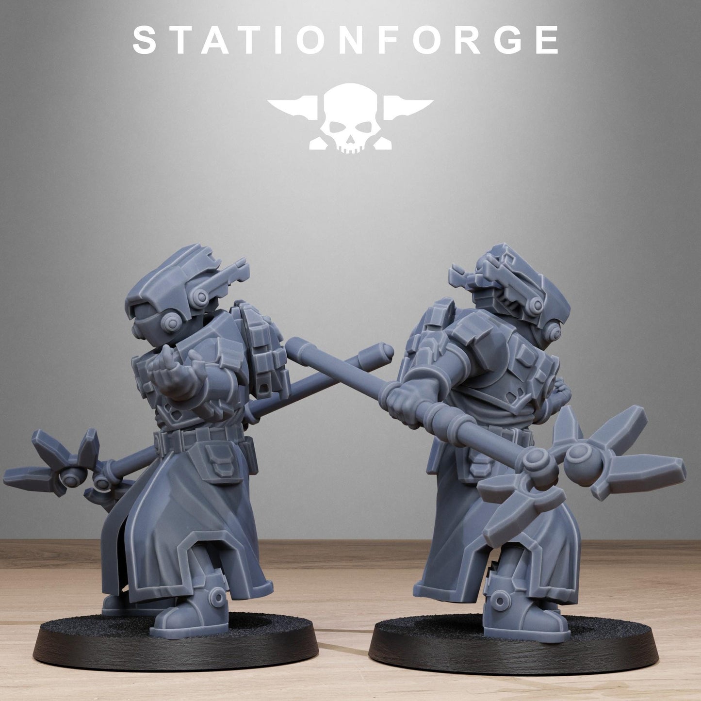 Tarion Priests, Communitarian Alien Infantry, Sci-Fi Wargames Miniatures by STATIONFORGE