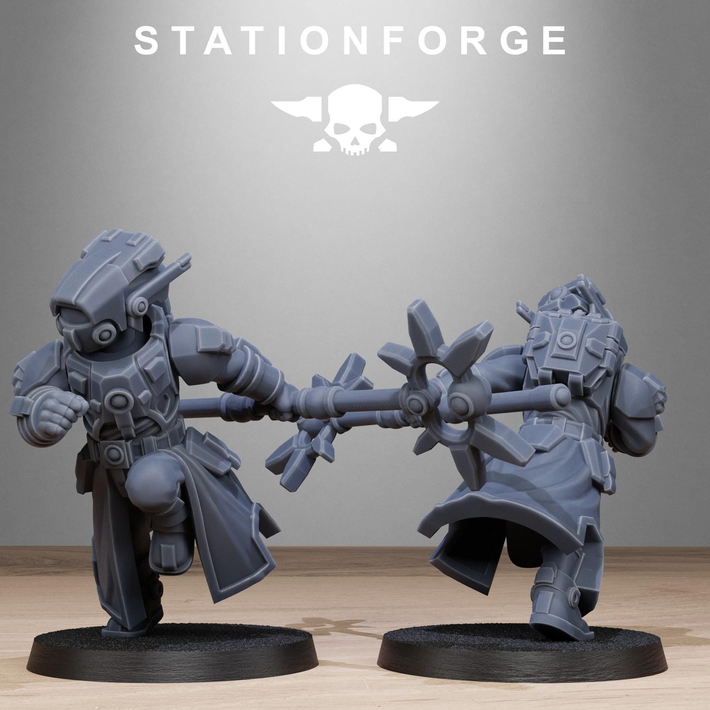 Tarion Priests, Communitarian Alien Infantry, Sci-Fi Wargames Miniatures by STATIONFORGE