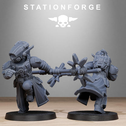 Tarion Priests, Communitarian Alien Infantry, Sci-Fi Wargames Miniatures by STATIONFORGE