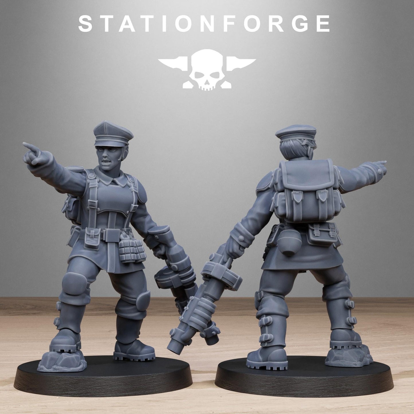 FreeGuard Sisters, Imperial Guard Proxy, Sci-Fi Wargames Miniatures by STATIONFORGE