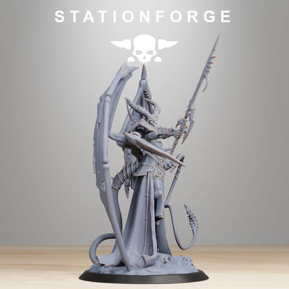 Demon Queen Miniature, STATIONFORGE Grimdark Wargame Model