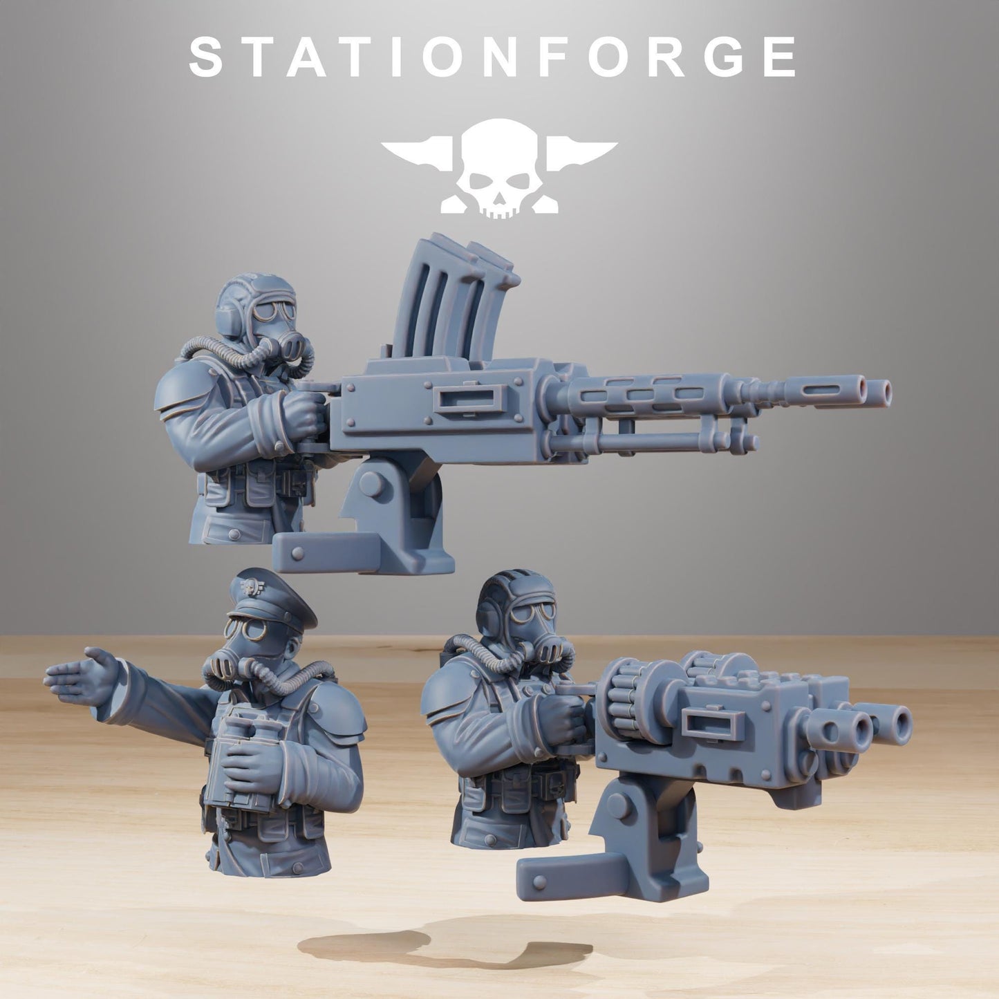 GrimGuard Support Tank, Modular Sci-Fi Wargame Miniature by STATIONFORGE