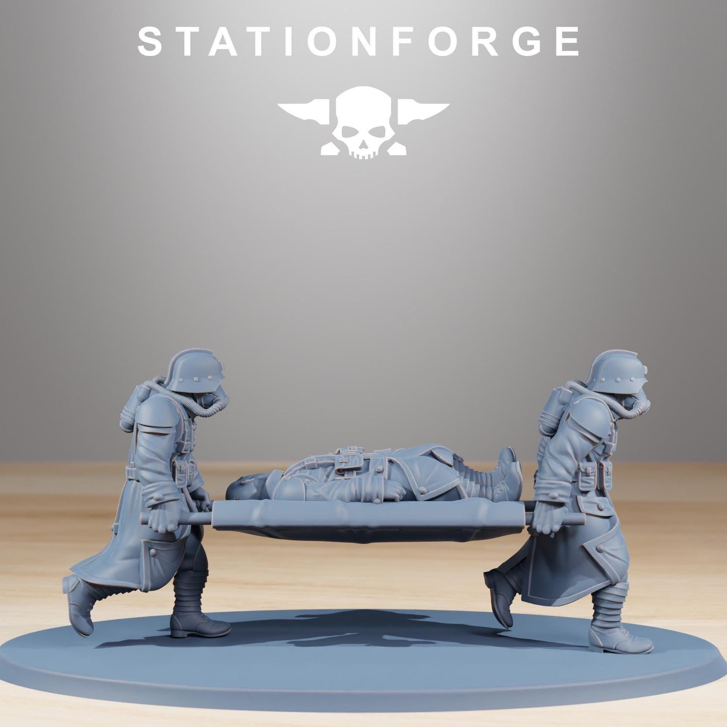 GrimGuard Casualties, Death Korps Proxy, Sci-Fi Wargames Miniatures by STATIONFORGE