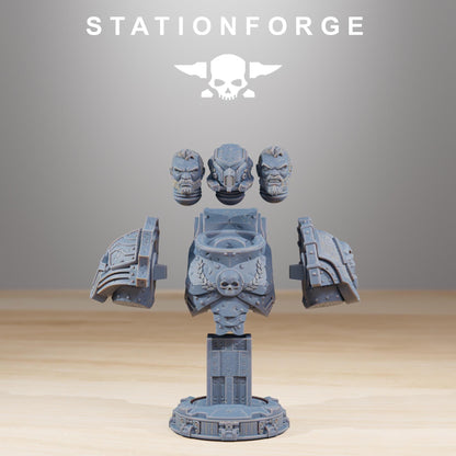 Socratis Collectible, Modular Sci-Fi Marine warriors by STATIONFORGE, Grimdark Wargames Proxy