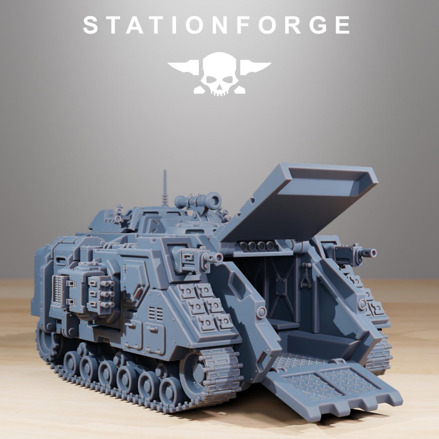 Socratis Dominator Tank - Socratis Marines  - Futuristic Marine Army, Sci-Fi Space Scout Vehicle by STATIONFORGE