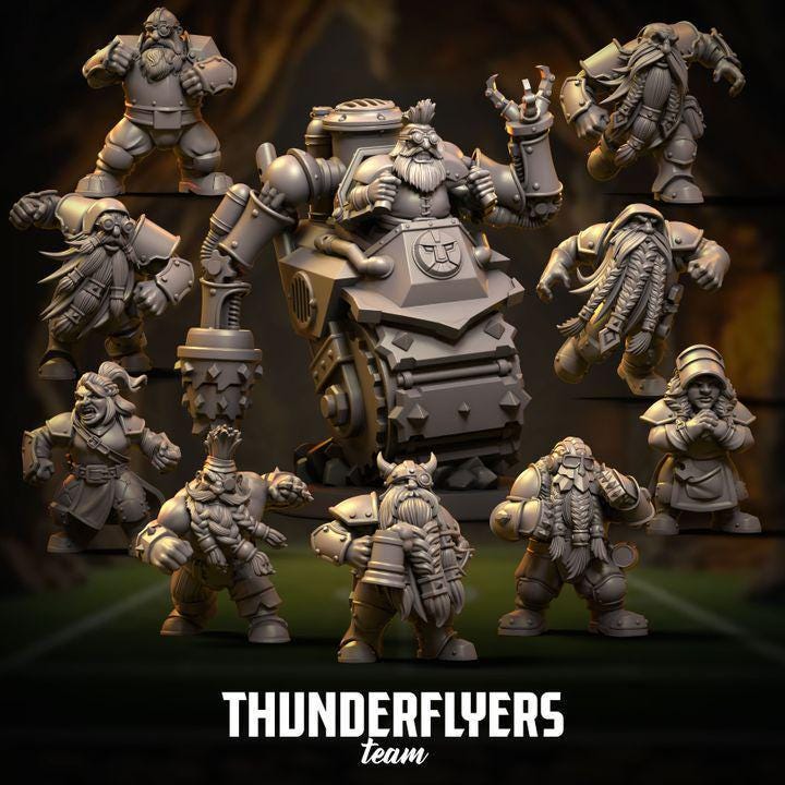 Thunderflyers by Punga Miniatures - Wargame Scale 3D Printed Miniature - Part 2