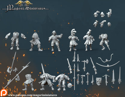 Marienburg Warband Vol 2, Fantasy Skirmish Miniatures by Magori Miniatures, perfect for Fantasy Wargames and RPGs
