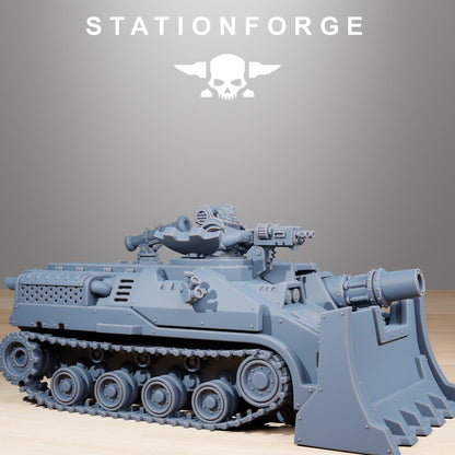 Socratis Vanguard Tank - Socratis Marines  - Futuristic Marine Army, Sci-Fi Space Scout Vehicle by STATIONFORGE